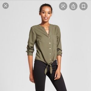 NWT Olive Green A New Day Shirt